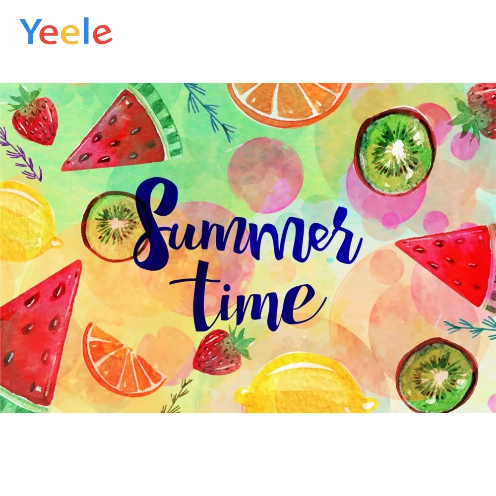 

Yeele Summer Time Party Watermelon Photocall Decor Photography Backdrops Personalized Photographic Backgrounds For Photo Studio