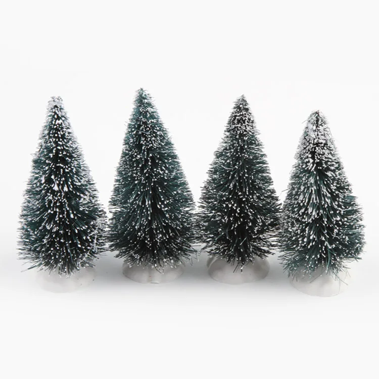 Мини-елочные украшения, шт. 50 шт. Рождественская елка маленькая сосна. помещается в настольную мини-елку