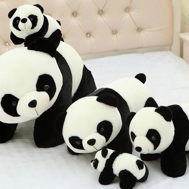 20 см/8 ''Kawaii Panda моделирование плюша панды милые плюшевые Игрушечные лошадки Куклы Мягкие Животные Игрушки для маленьких детей Подарки на день рождения 088
