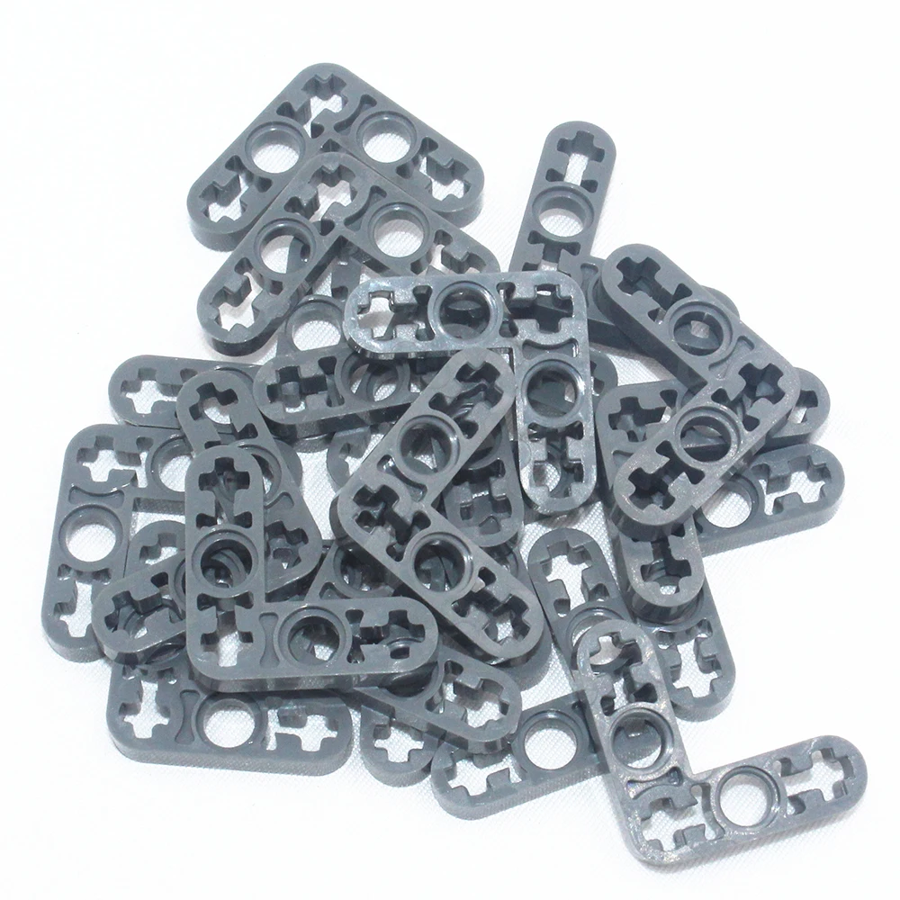 Building Blocks Bulk MOC Technic Parts 20pcs TECHNIC LEVER 3X3M, 90DGE compatible with lego for kids boys toy