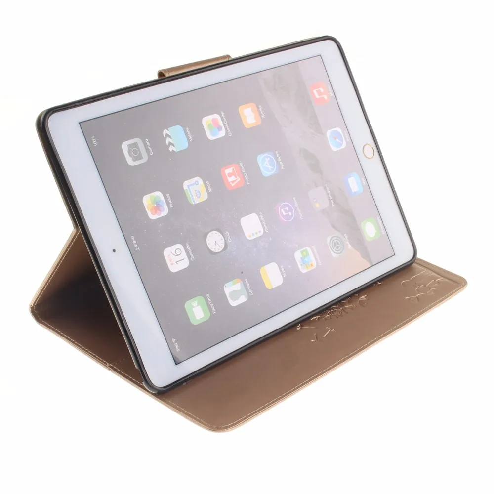 Романтический любителей Одуванчик складной роскошный кожаный чехол для Apple iPad Air 2 iPad 6 9,7 дюймов Coque Капа принципиально с карт памяти