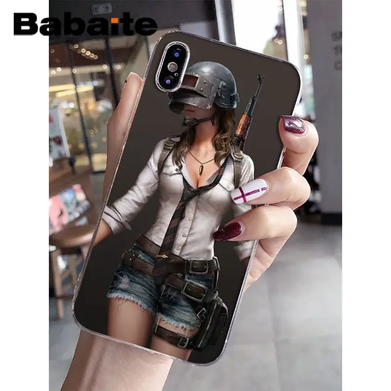 A11 Babaite PLAYERUNKNOWN S BATTLEGROUNDS PUBG ТПУ силиконовый чехол для телефона чехол для iPhone X XS MAX 6 6s 7 7plus 8 8Plus 5 5S SE XR - Цвет: A11