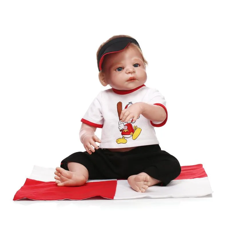 NPK коллекция всего тела силикона Reborn Baby Doll игрушки Реалистичные играть дома новорожденных Bebe для маленьких мальчиков со дня рождения