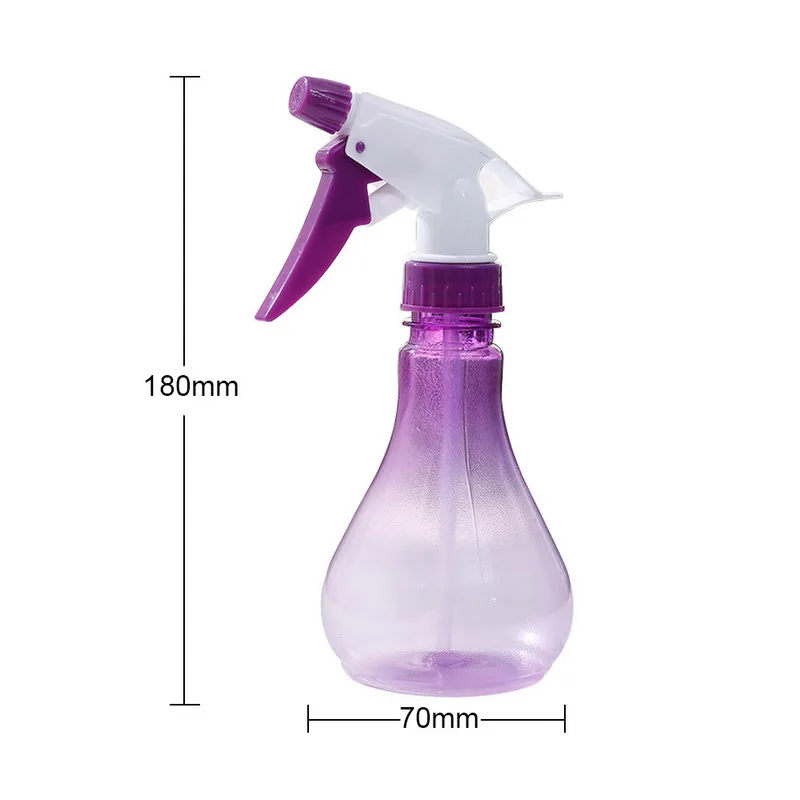 250ml Purple Urijk 1 шт 250/500 мл пустая бутылка с распылителем для полива 6 цветов пластиковый полив цветочный горшок спринклерная вода пластиковый флакон с распылителем - Цвет: 250ml Purple