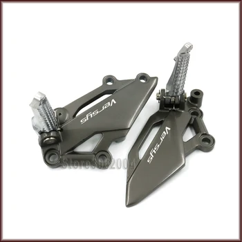 

For KAWASAKI VERSYS 250 / 300 VERSYS250 VERSYS300 2017 Motorcycle Front Left & Right Footrest Foot Pedal Peg Mount Bracket