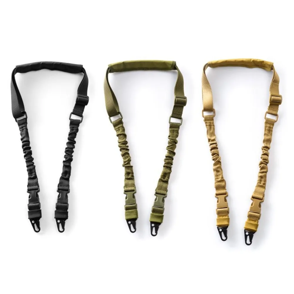 Multifunctional Tactical Hunting Rope Two Point Sling Nylon Belt Adjustable Bungee Sling Safety