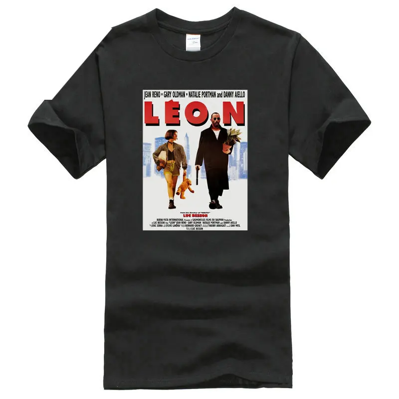 

New fashion T Shirt Design Template Men's Short Sleeve Summer Crew Neck Leon The Professional #1 Custom T-Shirt 121 Tee Shirt