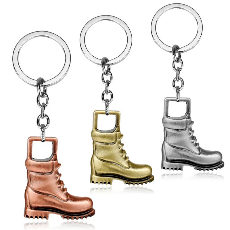 Man Fashion Jewelry Cowboy Shoe Shaped Pendants Keychain Key Ring for Bags Accessories Holder chaveiro | Украшения и аксессуары