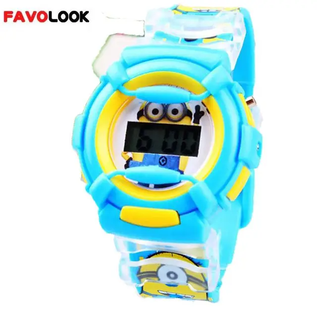Minion Kids Watch 3D Cartoon Watches Despicable Me Cute Children Watches Digital Minion Kids Watch 3D Cartoon Watches Despicable Me Cute Children Watches Digital