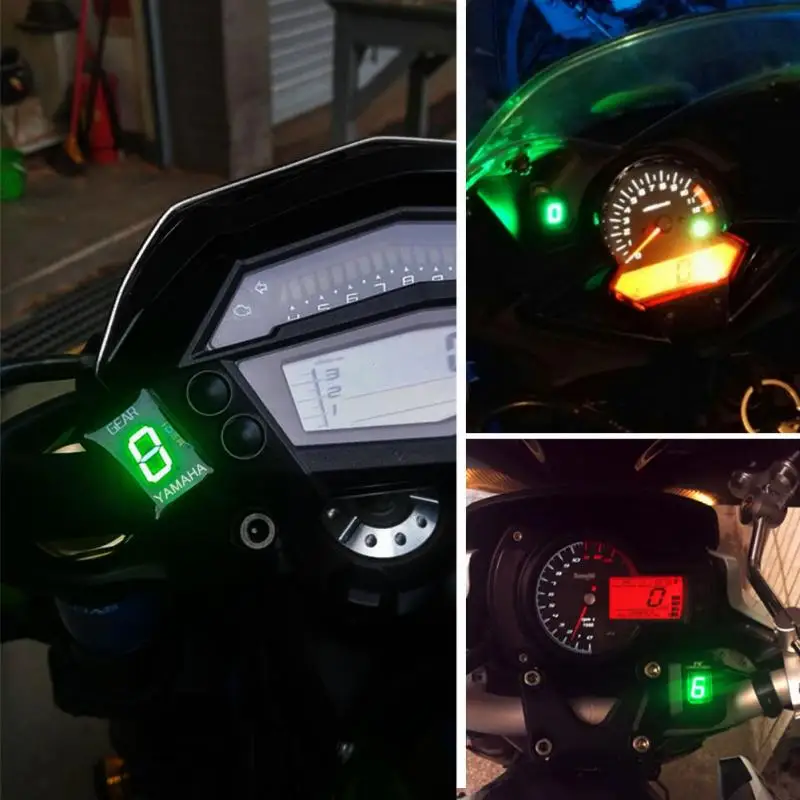Motorrad Digitale Ganganzeige Display ECU Stecker Montieren 6  Geschwindigkeit für Yamaha FZ-16 FZ-S FZ400