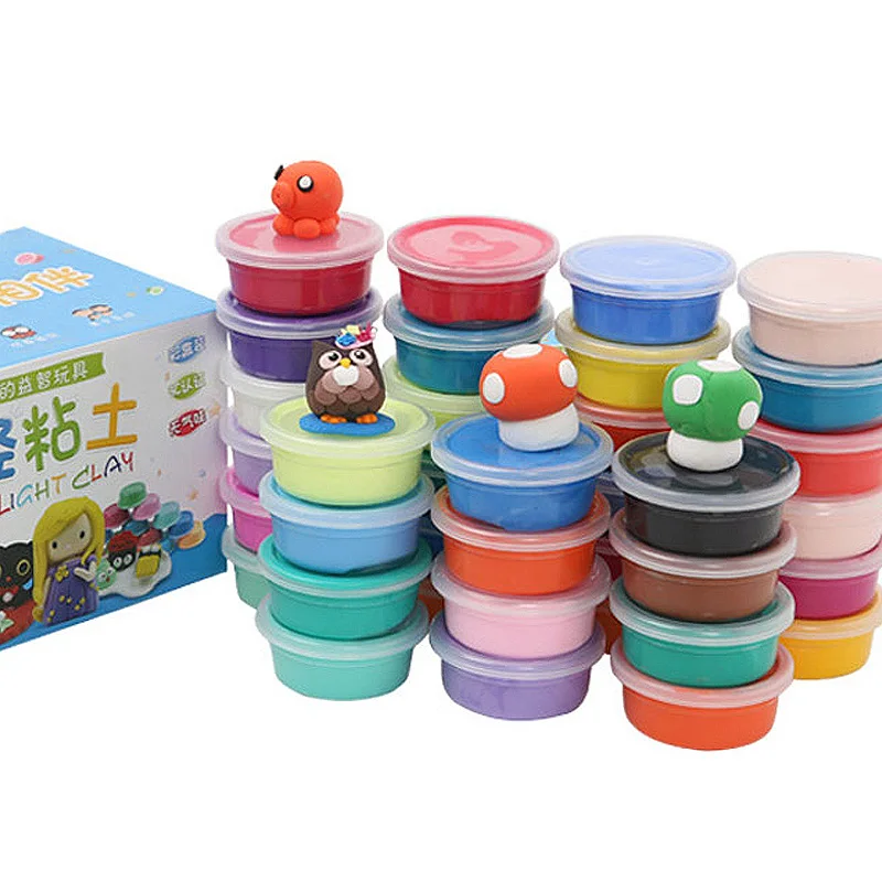 Soft Modeling Clay Air Drying Polymer clay set for Children Learning
