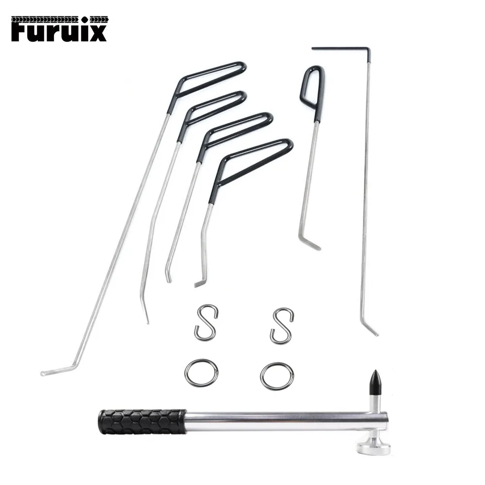 

PDR Tools Rods Hook Dent Repair Hammer Paintless Dent Repair Car Dent Removal PDR Tool Kit
