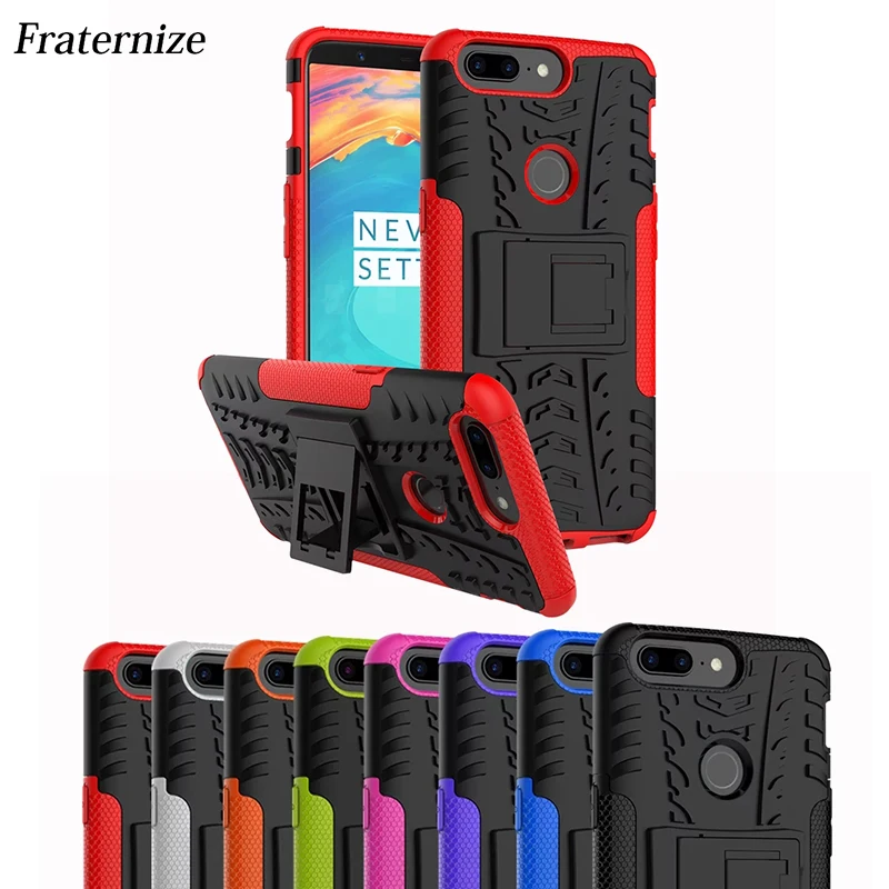 Oneplus 5t Case shockproof TPU+PC hybrid Dual Armor Silicone Back Cover For One Plus a5010 5 t Stand Hard Phone capa |