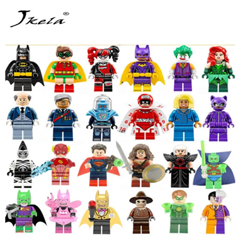 [New] Single Super Heroes DIY Blocks X-man Avengers Justice League Model Building Blocks Compatible With Legoingly Batman
