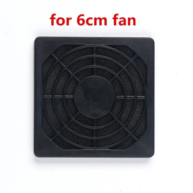 

DuoWeiSi 3D Printer Parts 6cm axial fan dust net cover 60 fan three in one plastic dust net filter 64*64mm 6cm fan dust cover