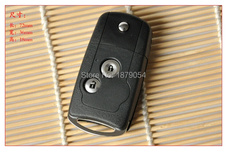 2 кнопки изменения Флип удаленный ключевой чехла для Honda Fit CRV Accord Civic Город Odyssey складной key fob 2 шт./лот