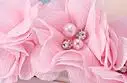 Свадебные босоножки; белые кружевные цветы; жемчуг; стразы; бант; лента; милый стиль принцессы; Низкий квадратный каблук; низкий толстый каблук; большие размеры - Цвет: pink flowers 7cm