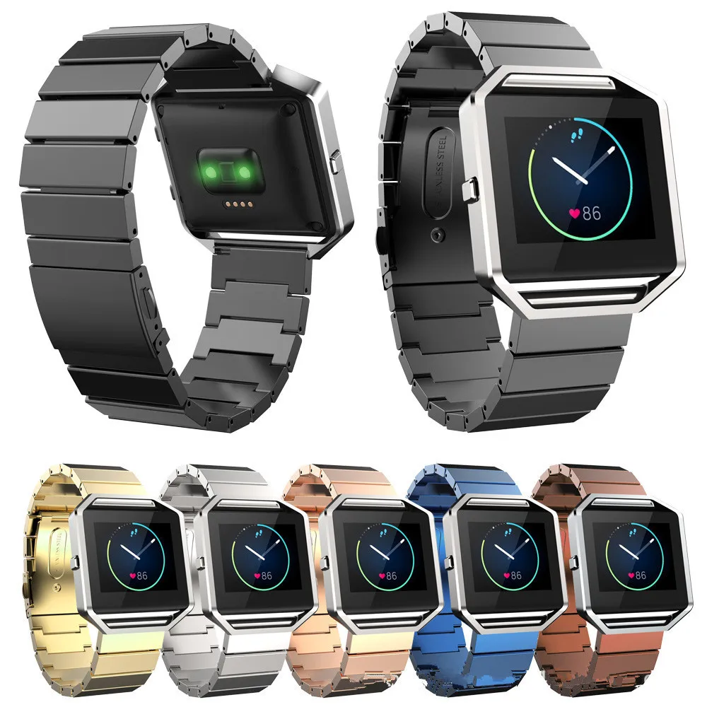 

Fashion Watchband for Fitbit Alta Smart Watch Fitbit Blaze Steel Band Swees Milanese Stainless Steel Replacement Accessories