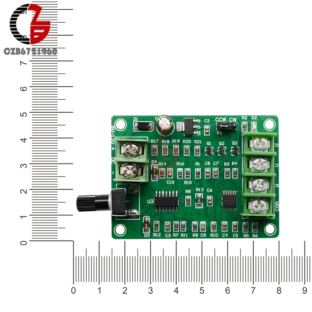 5 в 12 В бесщеточный драйвер двигателя постоянного тока плата контроллера с обратным напряжением защита от перегрузки по току для двигателя жесткого диска 3/4 провод