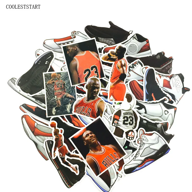 

52pcs Not Repeat Basketball Stars Jordan Stickers