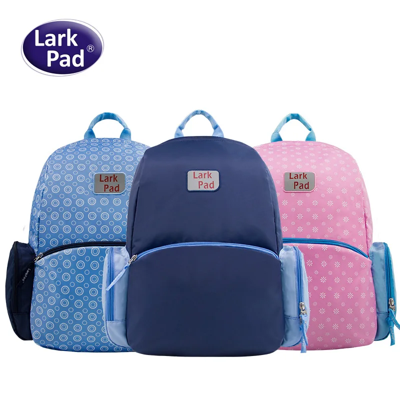 

Larkpark 2018 children school bags for teenagers Nylon bag for kids school backpacks bags with pure color leisure mochila bags
