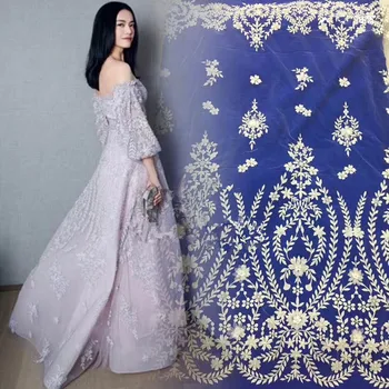 

New Arrival Z-han51433 Guipure Tulle Lace Fabric Wholesale African Party Laces Embroidered Guipure French Lace Fabrics