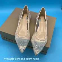 Kathlyn Wong/летние женские свадебные туфли на плоской подошве с острым носком и блестящим верхом из сетчатого материала; Цвет Серебристый, металлик