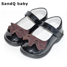 Новая детская обувь водонепроницаемая обувь из искусственной кожи для девочек дышащая детская повседневная обувь удобная обувь для малышей