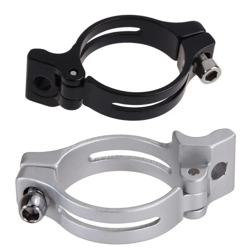 

34.9mm black grey Mountain Road Bike Post Clip For Bicycle saddle Bag Clamps Derailleur Braze-on Adapter Clamp Bike Accessory