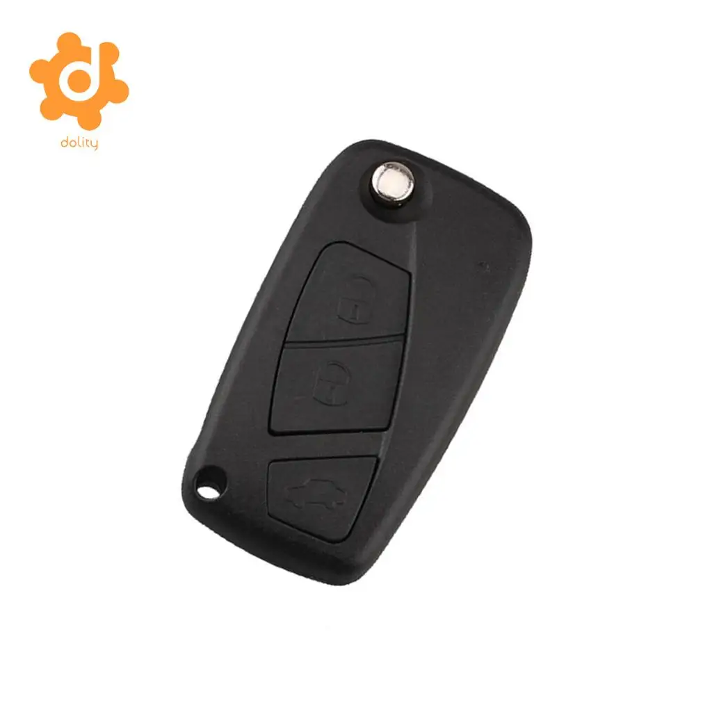 Car Remote 3Buttons Flip Key Case For Fiat Panda Idea Punto Stilo Ducato A44