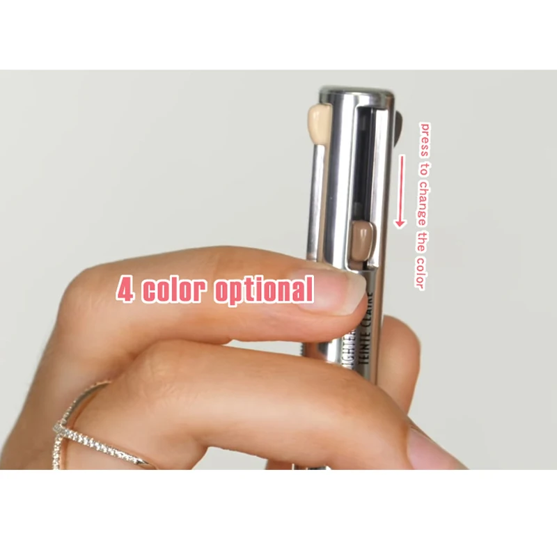 4-в-1 легко носить контур для бровей ручка Водонепроницаемый определения подсветка для бровей