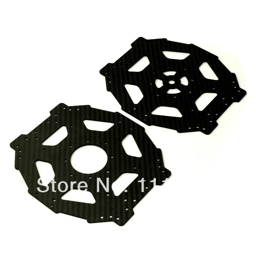 2 x Carbon Fiber Center Plate for Hexa Multi Copter 650 TAROT () |