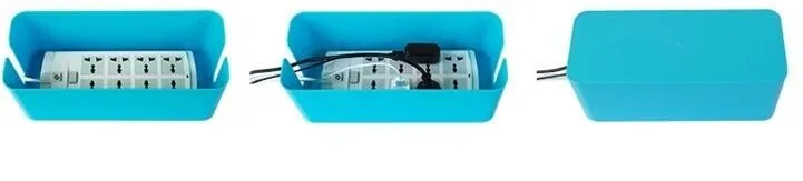 3 размера Белый пластиковый провод коробка для хранения Кабельный органайзер коробка для хранения линии электропитания распределительная коробка бытовые предметы первой необходимости