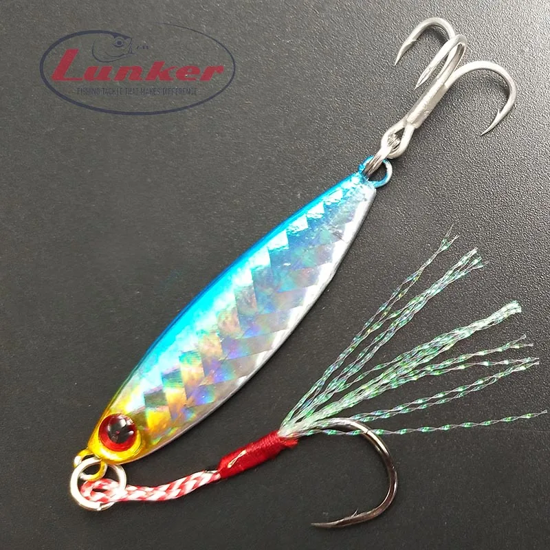 Lunker Металл shore jig 10 14 17 21g пистолет микро джиггинг ИМА длинная рыболовная сеть