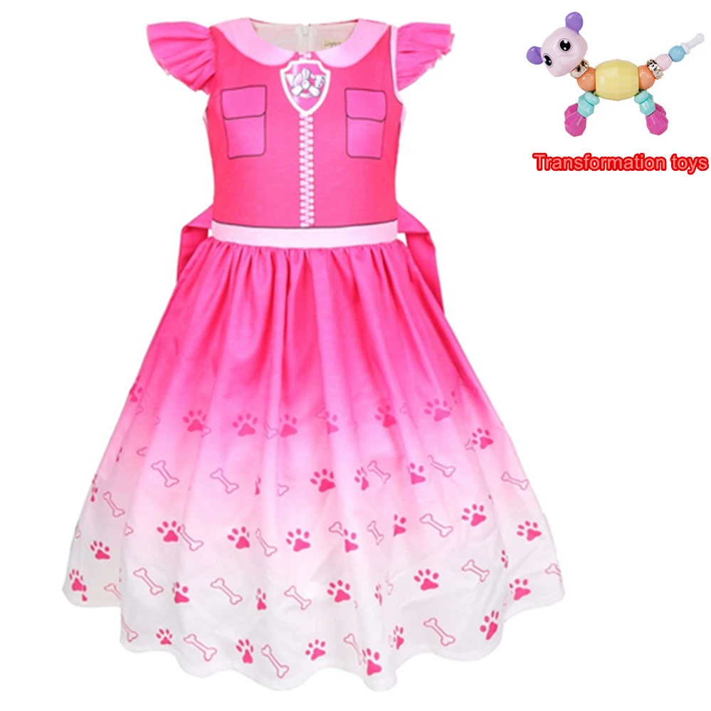 子供のための高品質のパトロール犬の衣装 ハロウィーンのドレス 犬のマスコット スカイチェイス コスチューム コスプレ 女の子のコスチューム Aliexpress