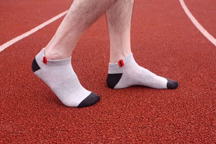 5 пара/лот хлопчатобумажные мужские носки эластичные Повседневные Дышащие Короткие мужские Костюмные носки для всех сезонов Нескользящие