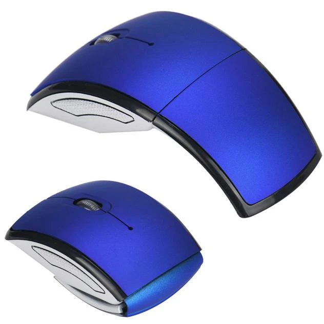 

Wireless Mouse 2.4G Computer Mouse Foldable Travel Notebook Mute Mouse Mini Mice USB Nano Receiver for Laptop PC Desktop J03T