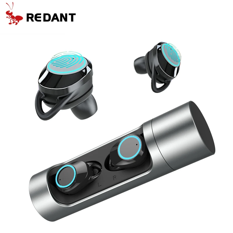 

Wireless Earphone Bluetooth 5.0 with Dual Microphone 3D Stereo Sport Earphone in ear Earbuds Handsfree headset for Phone PC MP3