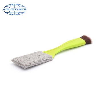 

Car Air Conditioning Vents Brush with Double End for Dashboard Gear Lever Door Slot Dead Corner Auto Detailing Cleaning Tools