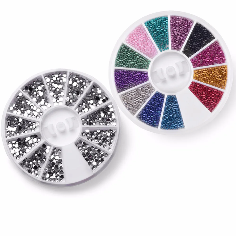

Rhinestones For Nail Micro Beads Bulonki Nail Art Decorations Nail Crystals Accessories For Nails Decoration Rhinestone Sticker