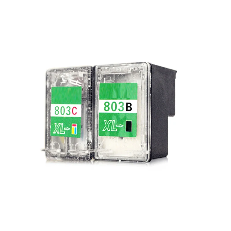 Vilaxh Hp803 Cartucho para Recarregáveis Edibel Cartucho de Tinta para Impressora de Café Impressora de Alimentos para hp 803bk 803 Cor - Imagem 2