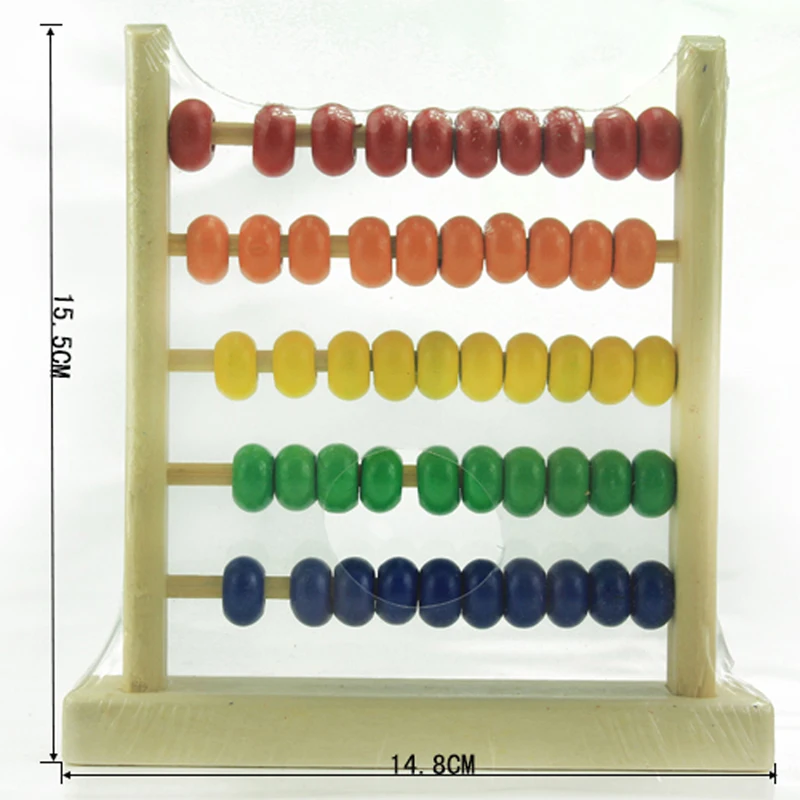 Деревянные игрушки мини бусины деревянные Abacus для маленьких мальчиков Обучающие