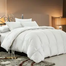 Peter Khanun White Duck Down Spring Autumn Quilt Comforter Duvet Blanket 100 Cotton Shell Twin Full