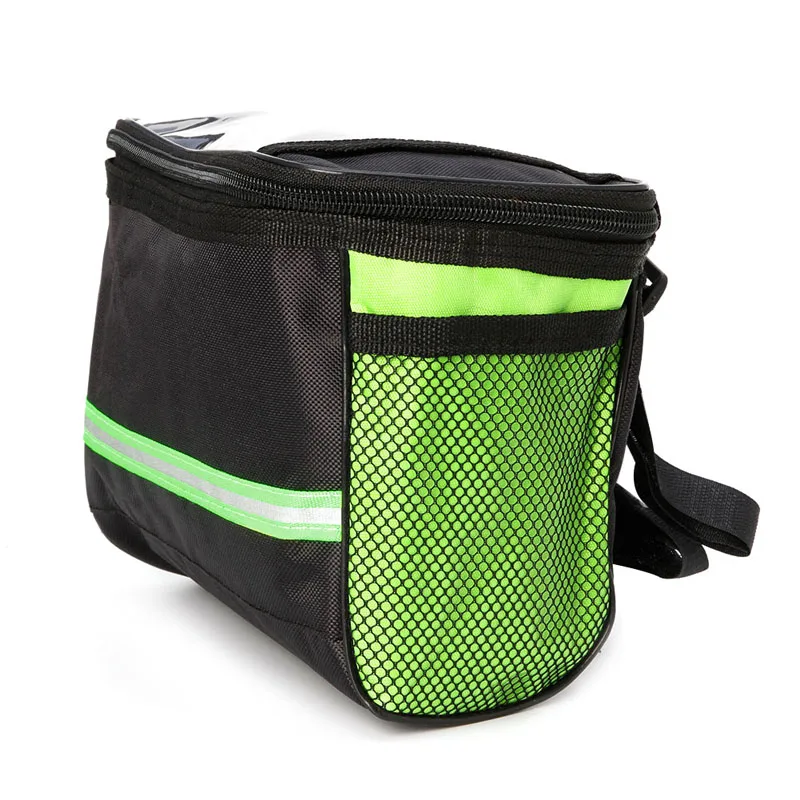 Perfect Outdoor Bicycle Handlebar Bag Front Frame Tube Pouch Bike Basket Pannier Bike Accessories 3