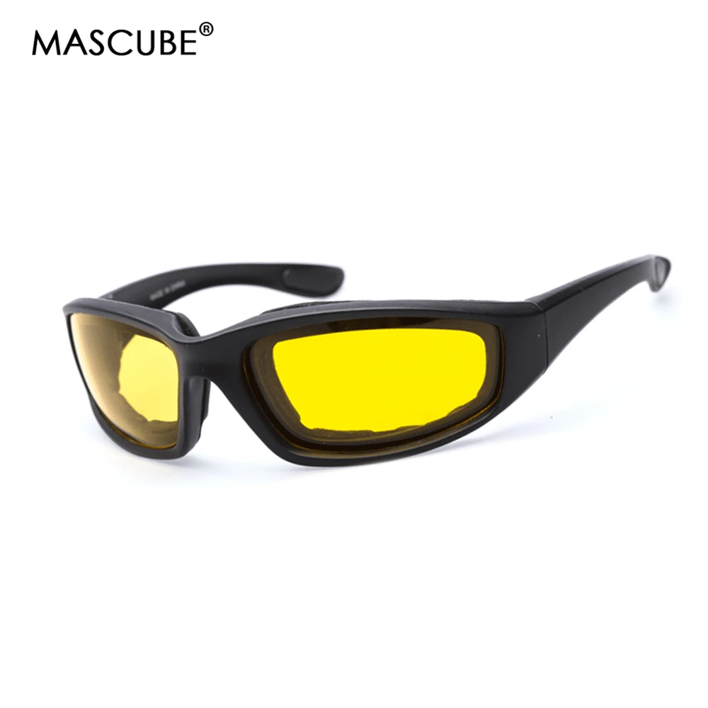 MASCUBE мотоциклетные велосипедные защитные очки, ветрозащитные очки для вождения, ночного видения, велосипедные очки, очки для спорта на открытом воздухе