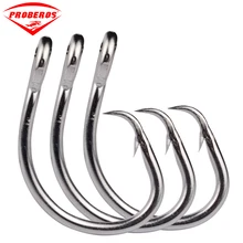 20 шт/лот крючок для морской рыбалки 13/0#-16/0# Модель Сделано в Тайване из нержавеющей стали рыболовные крючки