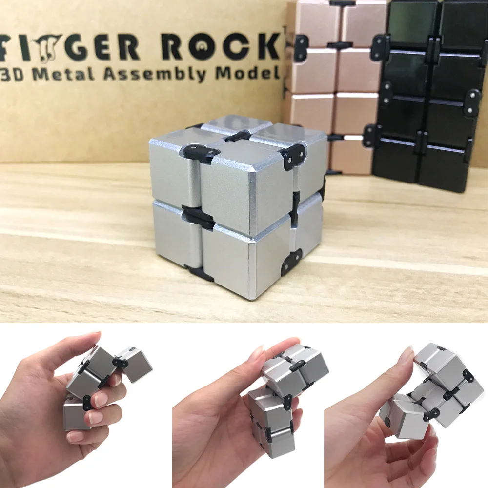 Finger Rock Infinity Cube Adult Stress Relief Toy Children Mini Magic Square Infinite Flip Decompression Fidget Cube Finger Rock Infinity Cube Adult Stress Relief Toy Children Mini Magic Square Infinite Flip Decompression Fidget Cube
