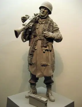 

1/16 120mm Unpainted Resin Figure Fallschirmjager 3rd paratroop division ()