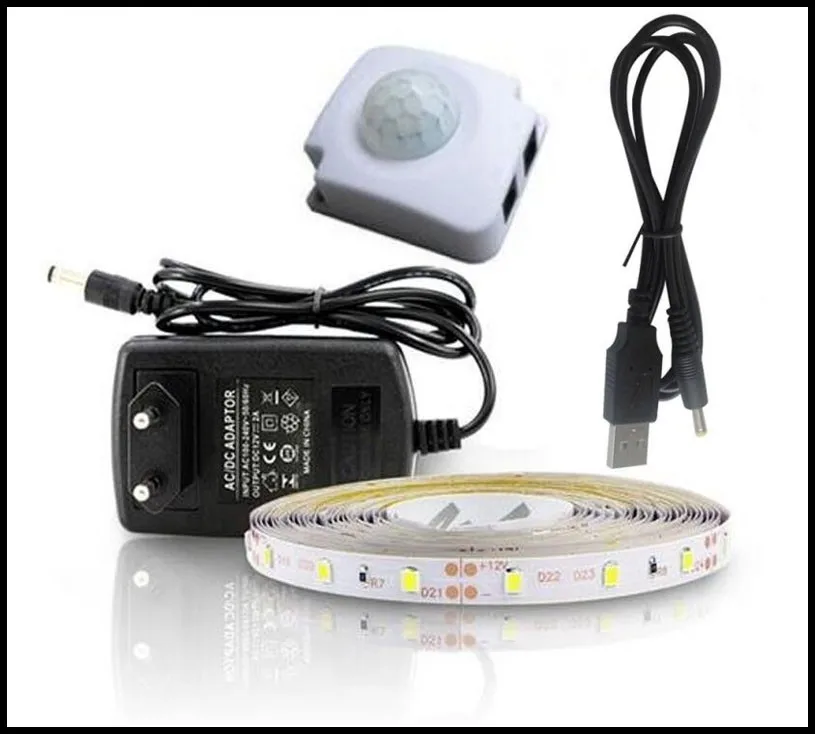 5 в USB мощность светодиодные полосы света RGB/белый/теплый белый 2835 3528 SMD HD ТВ Настольный ПК экран подсветка и светильник 1 м 2 м 3 м 4 м