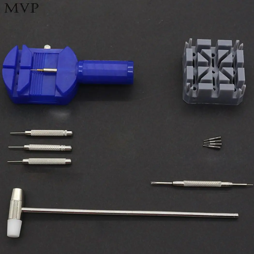 

Pin Holder 11 Pins Kit Link Remover Band Strap Repair Tool Pcs/Set Hammer Watch